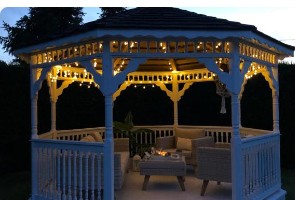 Gazebo illuminé